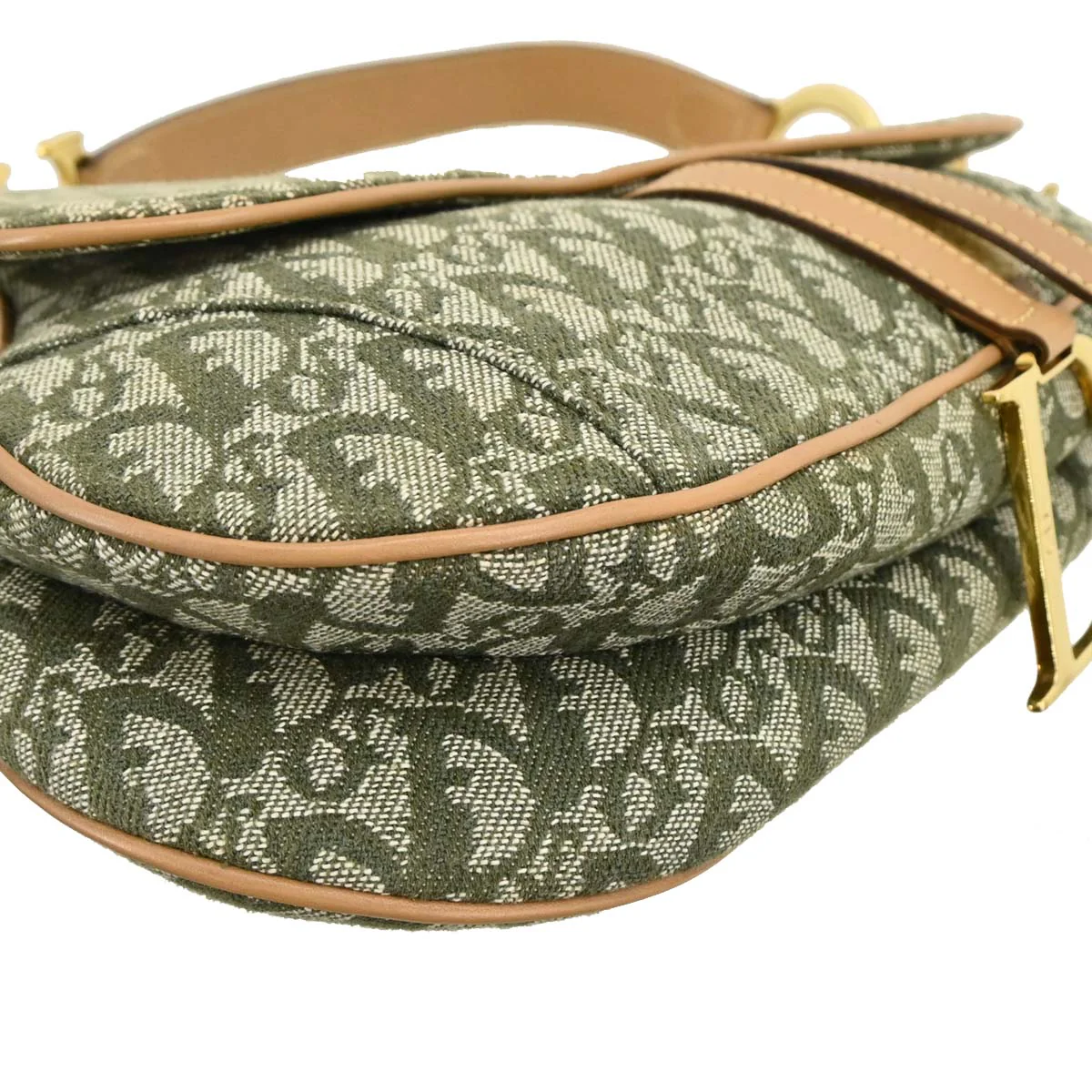Christian Dior 2001 Green Trotter Saddle Handbag - Image 4