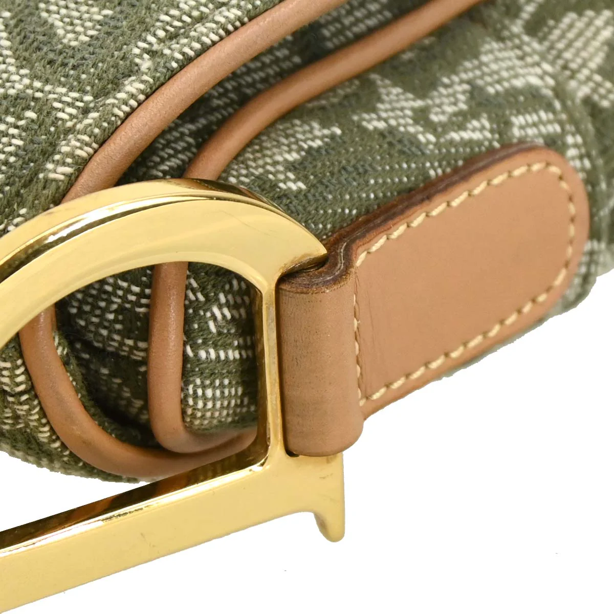 Christian Dior 2001 Green Trotter Saddle Handbag - Image 5