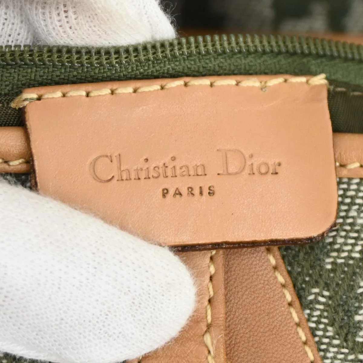 Christian Dior 2001 Green Trotter Saddle Handbag - Image 9