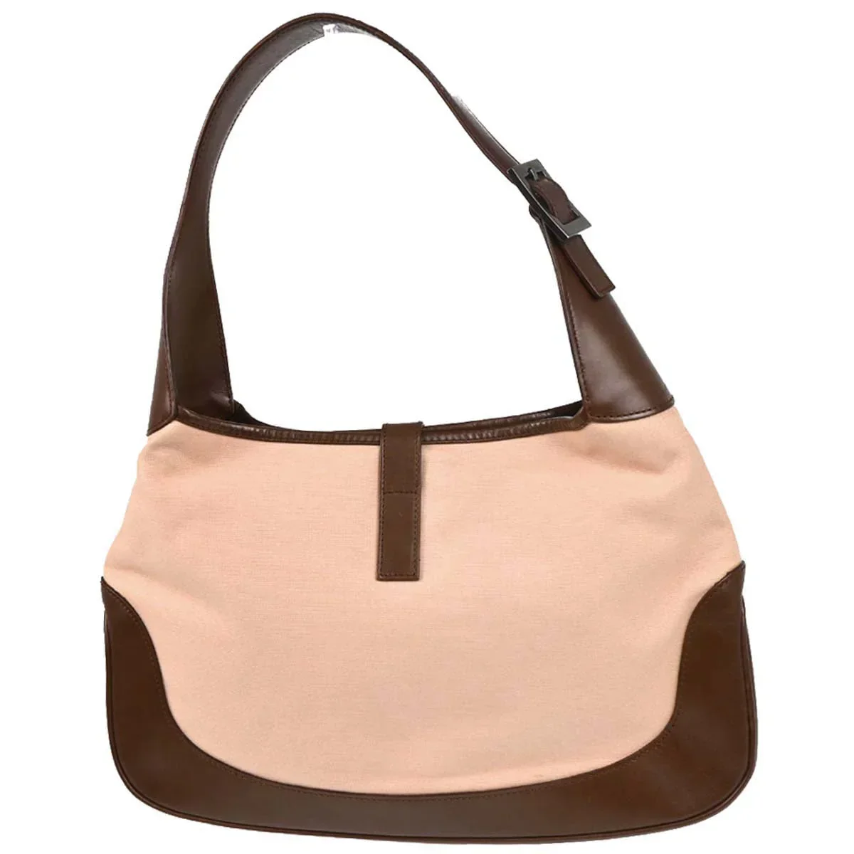 Gucci Pink Canvas Jackie Hobo Handbag - Image 2