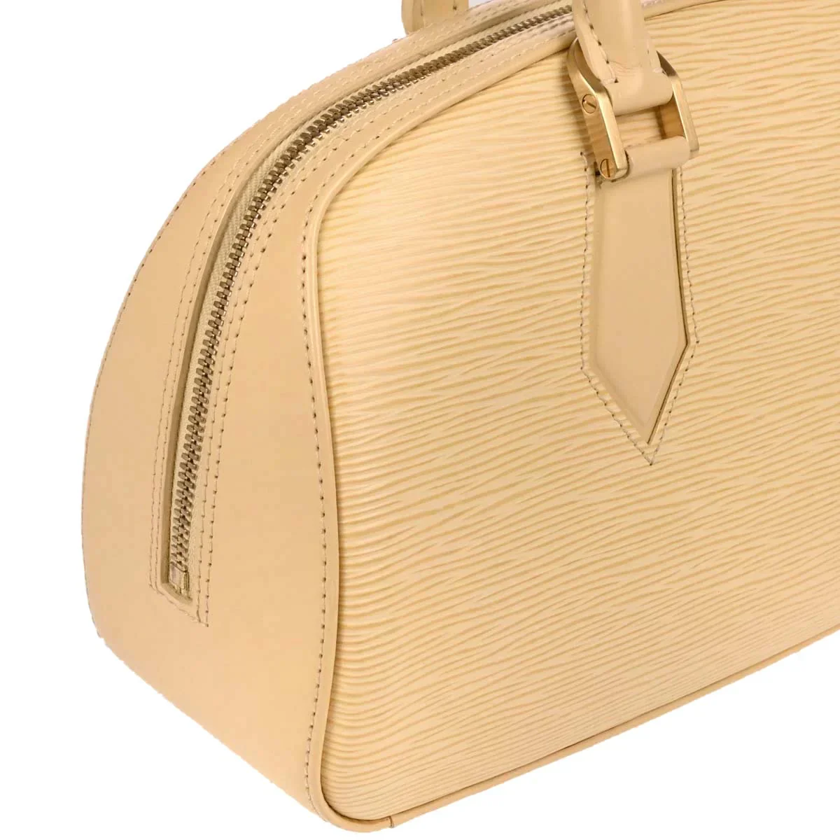 Louis Vuitton 2002 White Epi Jasmin Handbag M5208A - Image 3