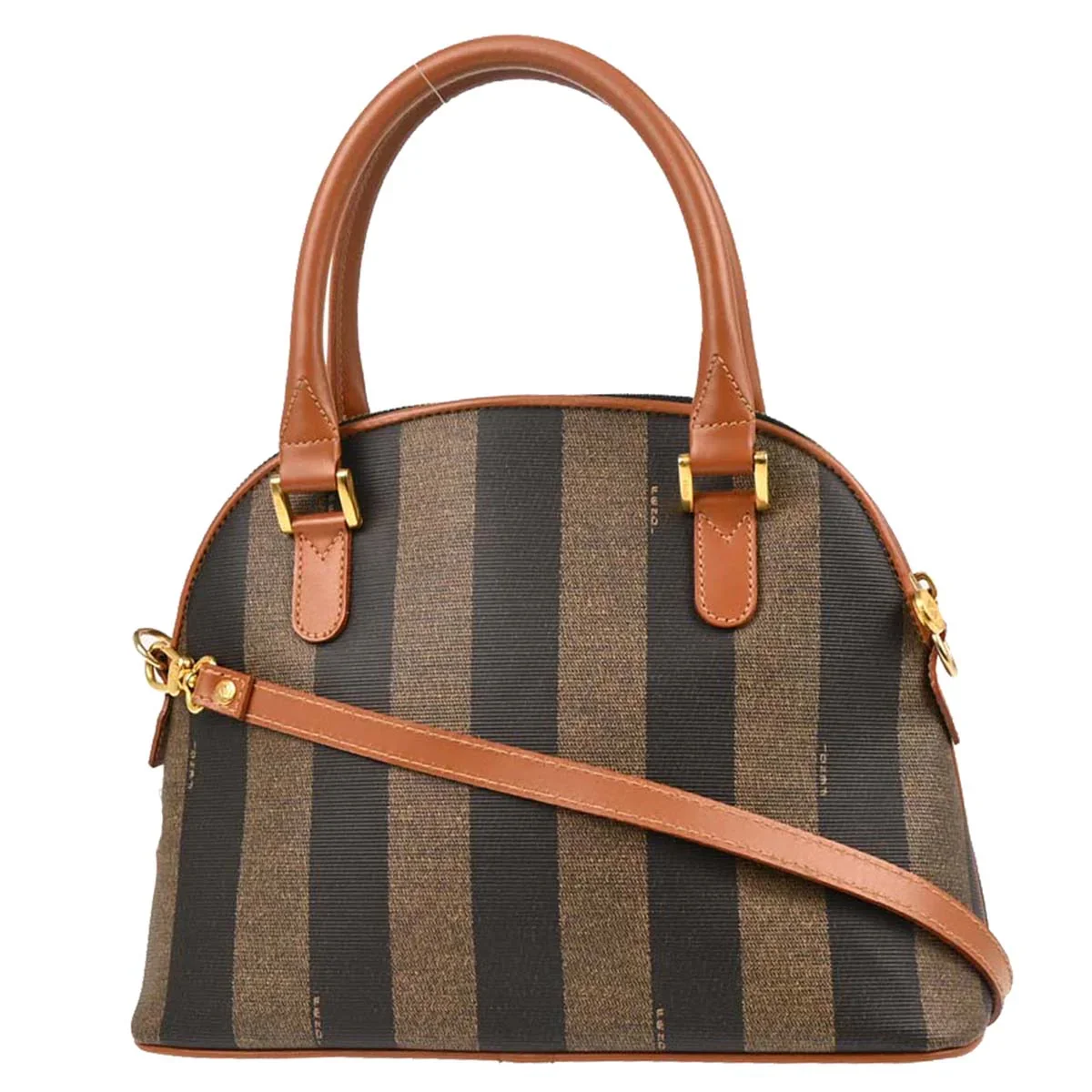 Fendi Pequin 2way Shoulder Handbag - Image 2