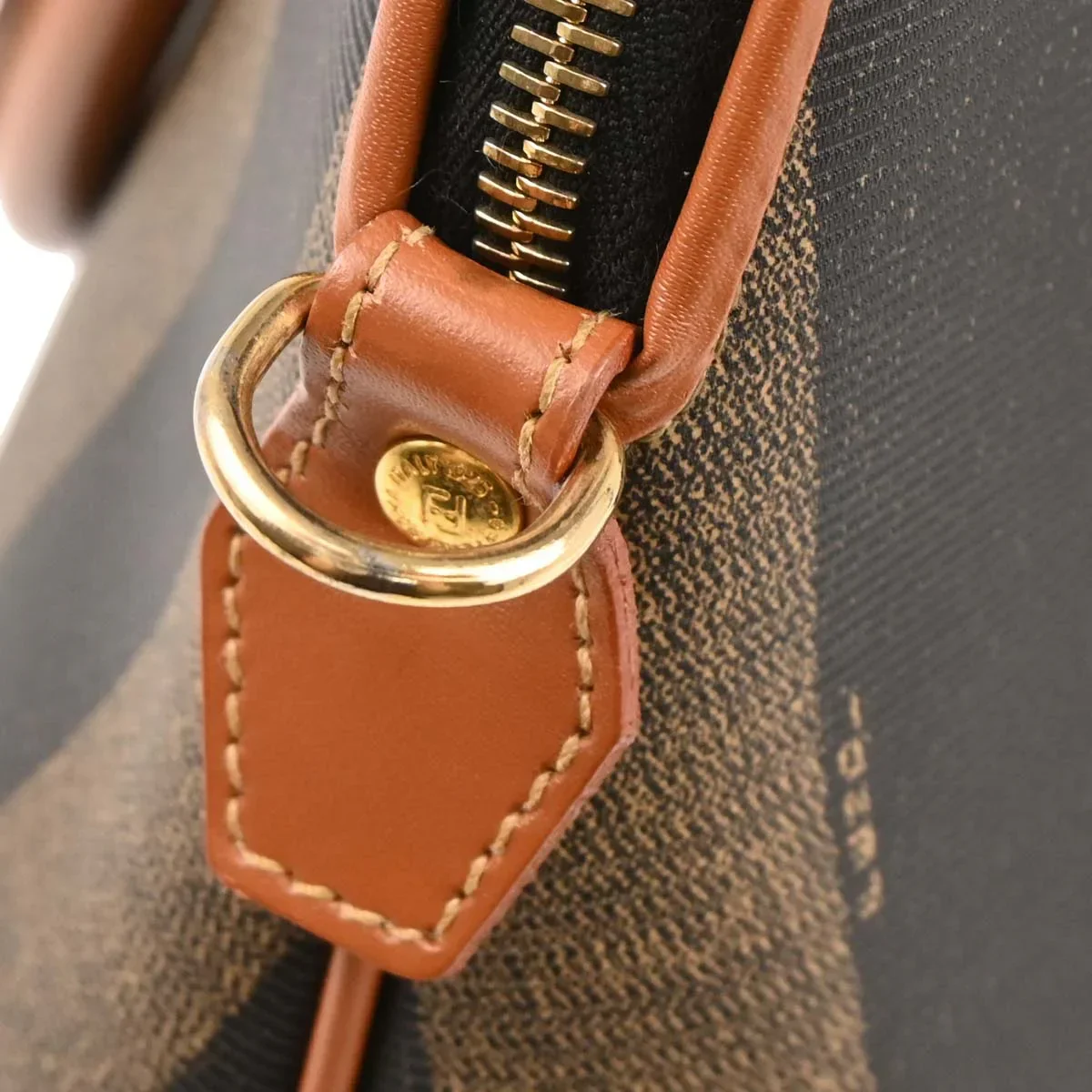 Fendi Pequin 2way Shoulder Handbag - Image 3