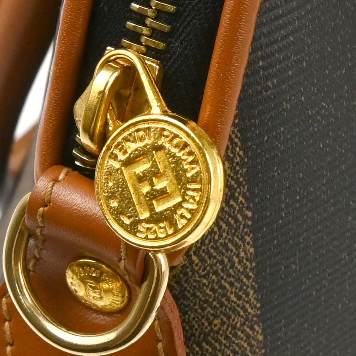 Fendi Pequin 2way Shoulder Handbag - Image 6