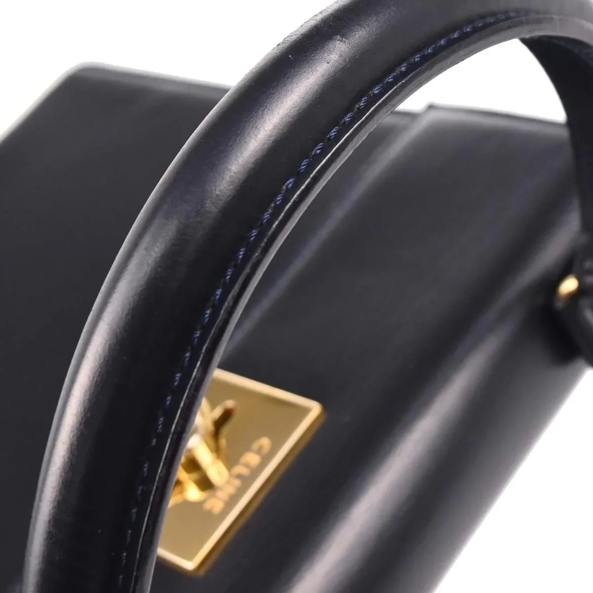 Celine Dark Navy 2way Shoulder Handbag - Image 14