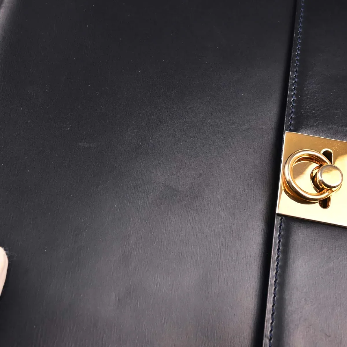 Celine Dark Navy 2way Shoulder Handbag - Image 5