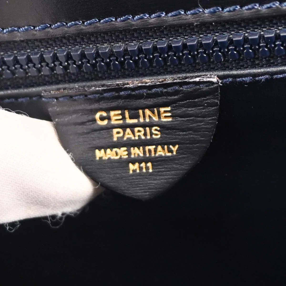 Celine Dark Navy 2way Shoulder Handbag - Image 9