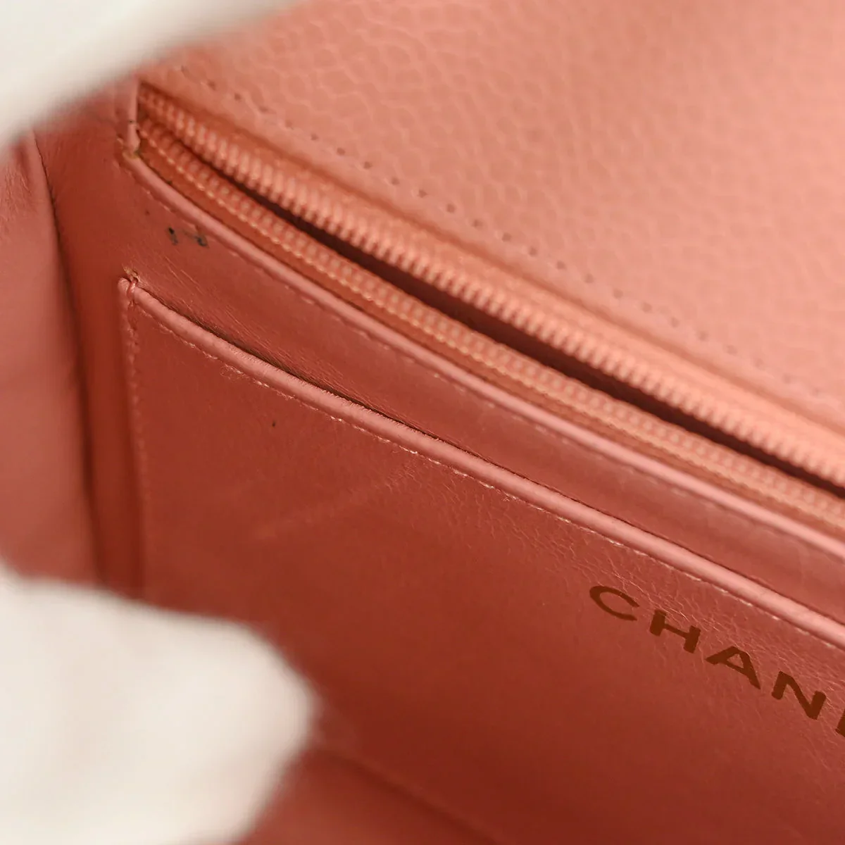 Chanel * 1991-1994 Pink Caviar Mademoiselle Shoulder Bag - Image 10