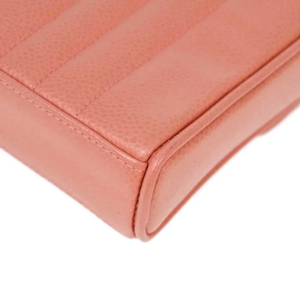 Chanel * 1991-1994 Pink Caviar Mademoiselle Shoulder Bag - Image 6