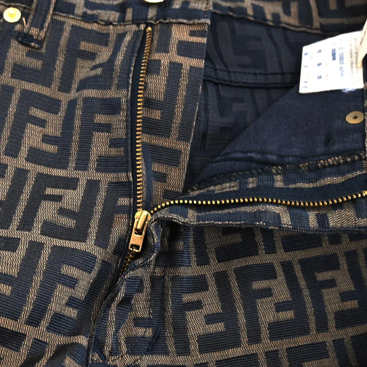 Fendi Zucca Long Pants Brown #42 - Image 8