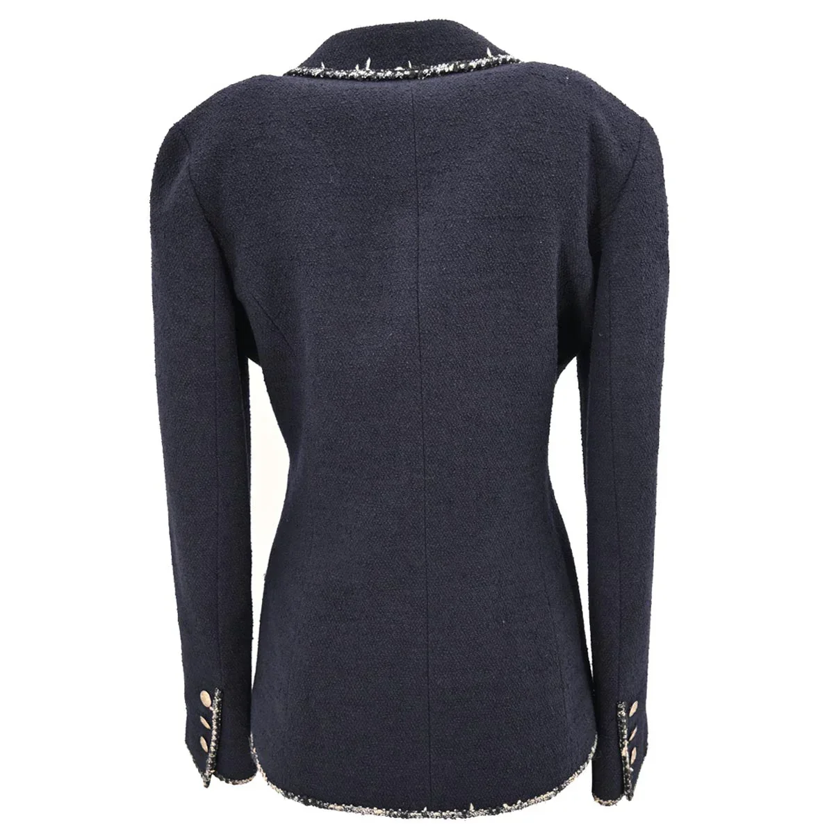 Chanel 2005 Navy & White "Devil Wears Prada" Jacket #38 - Image 3