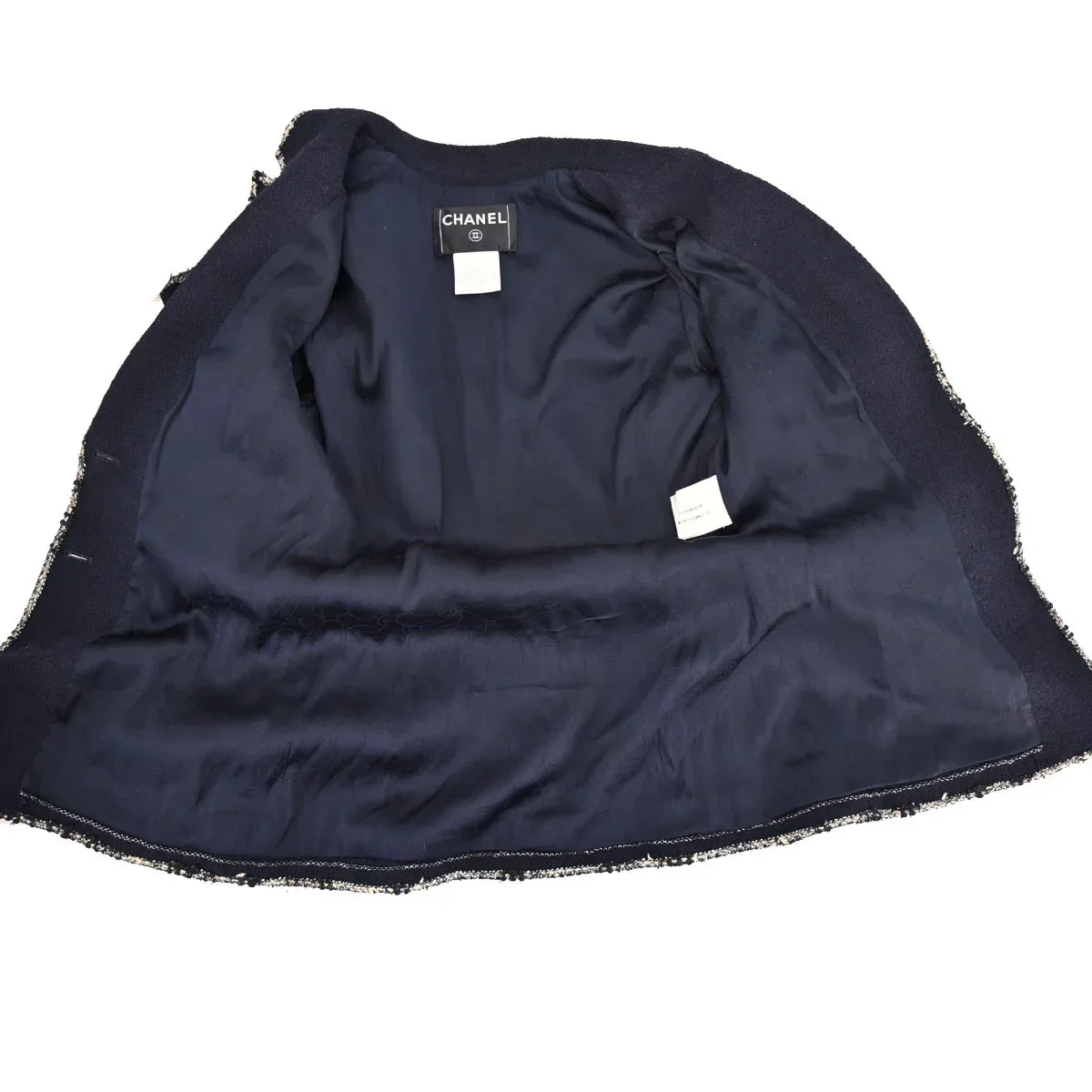Chanel 2005 Navy & White "Devil Wears Prada" Jacket #38 - Image 4