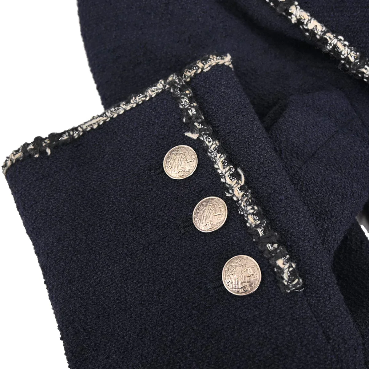 Chanel 2005 Navy & White "Devil Wears Prada" Jacket #38 - Image 6