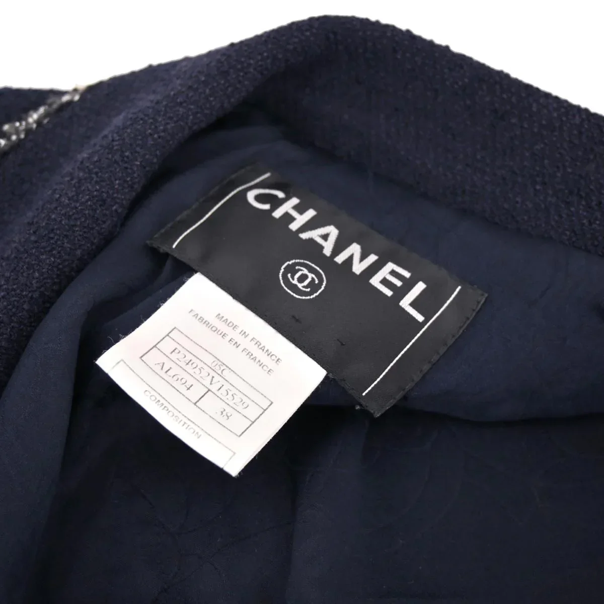 Chanel 2005 Navy & White "Devil Wears Prada" Jacket #38 - Image 9