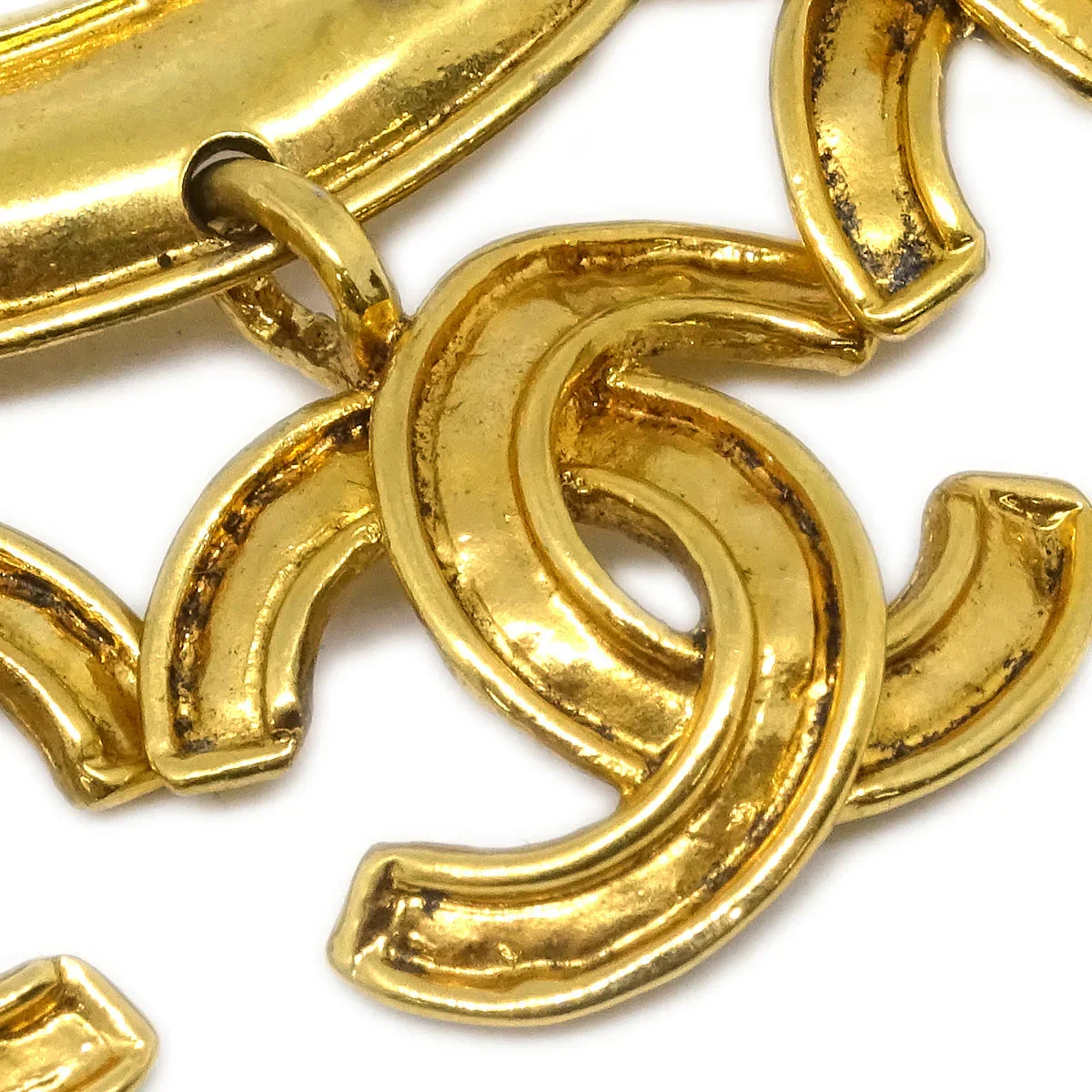 Chanel Hoop Brooch Pin Gold 94P - Image 2