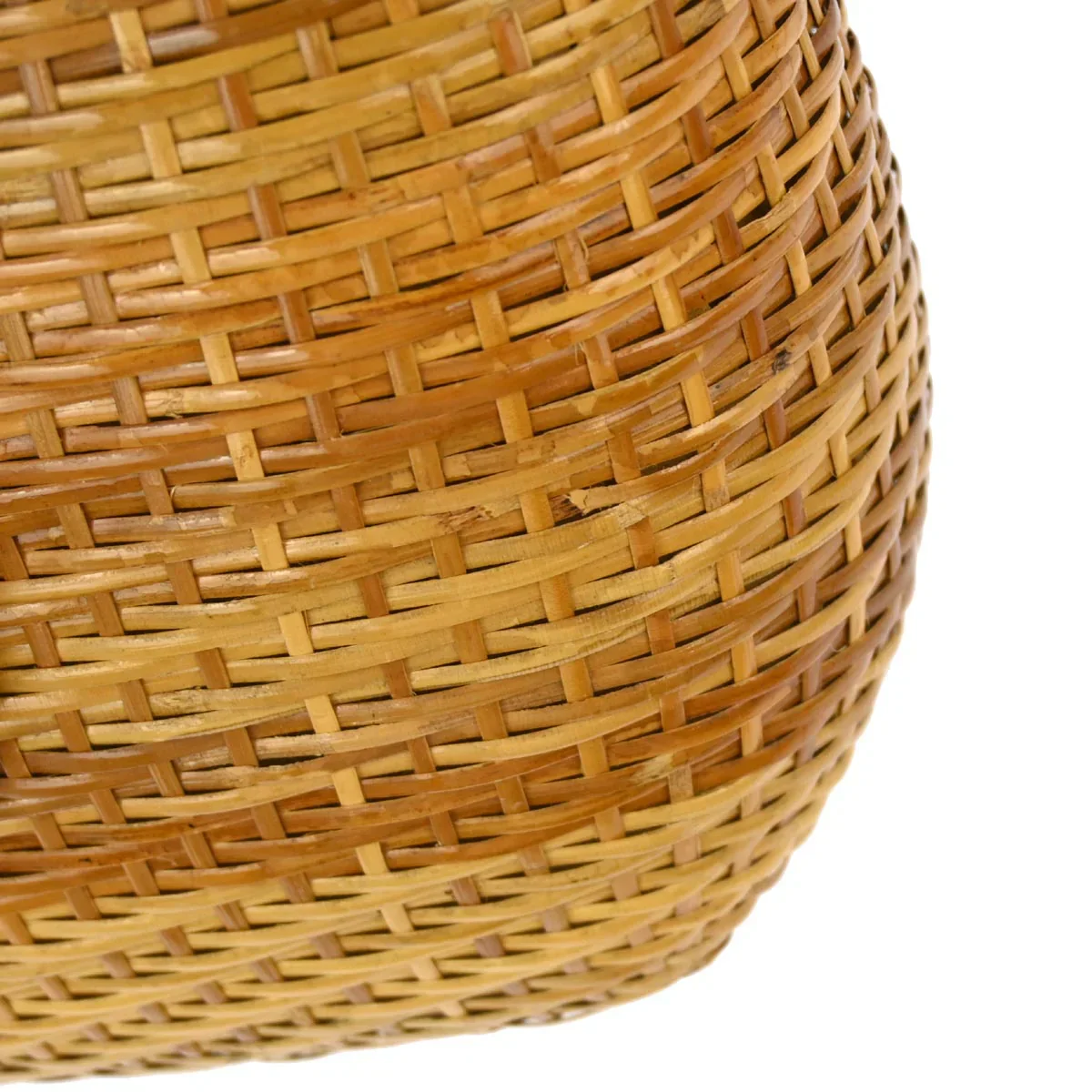 Chanel * 1997-1999 Blue Denim Rattan Basket Chain Shoulder Bag - Image 4