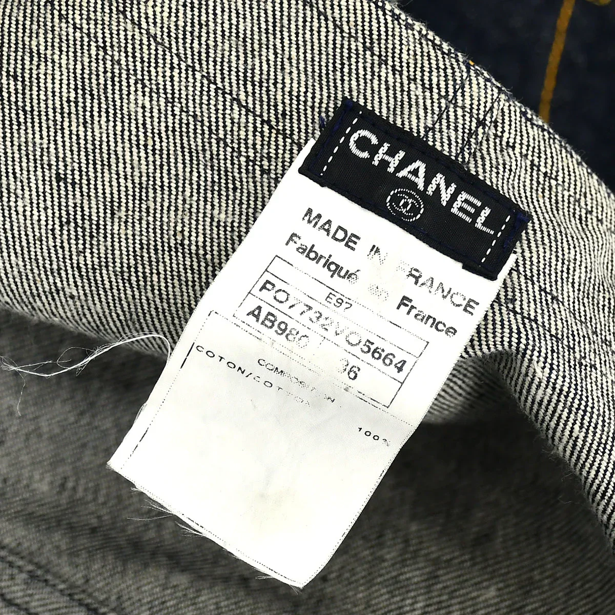 Chanel Denim Dress Indigo E97 #36 - Image 10
