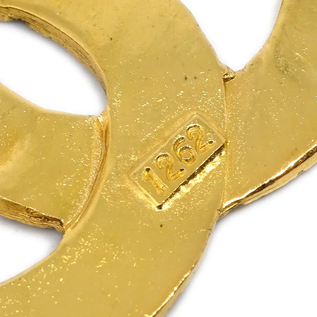 Chanel Gold CC Brooch Pin 29/1262 - Image 3