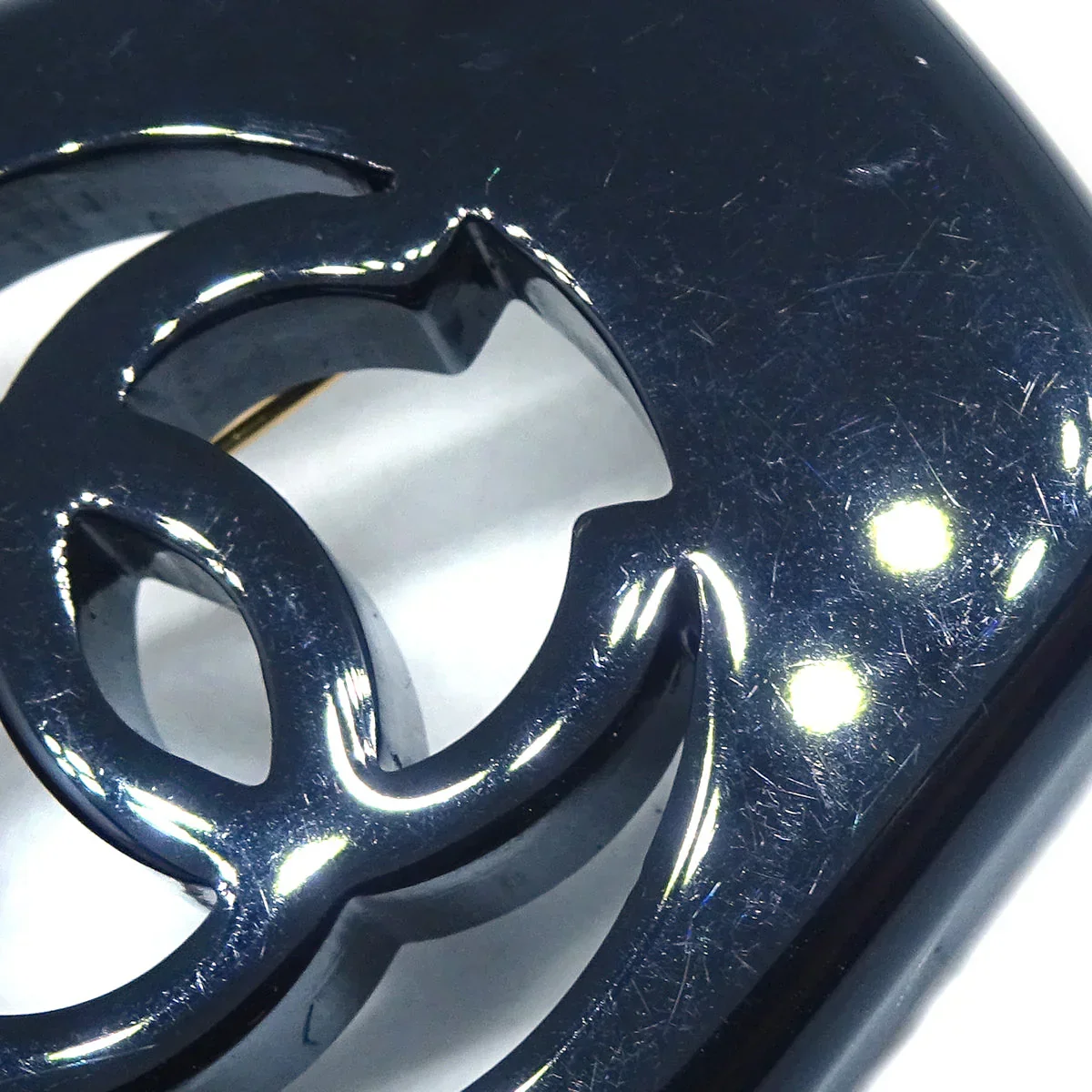 Chanel Brooch Pin Corsage Black 97P - Image 2