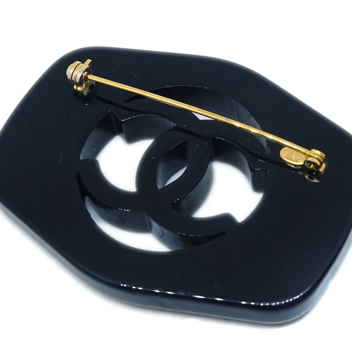 Chanel Brooch Pin Corsage Black 97P - Image 3