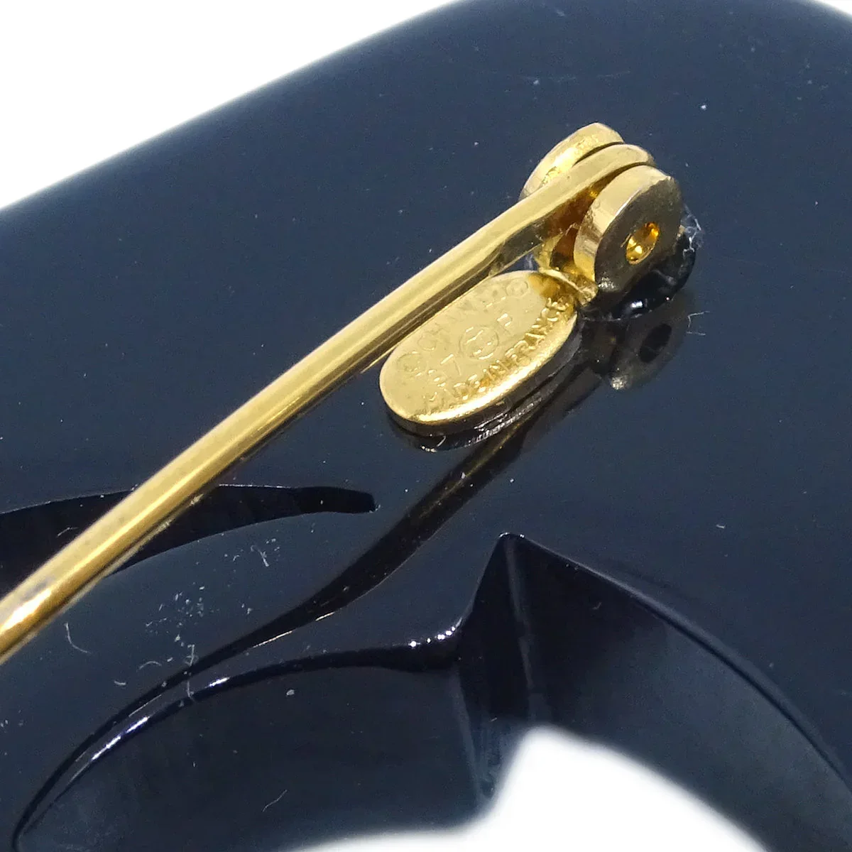 Chanel Brooch Pin Corsage Black 97P - Image 4
