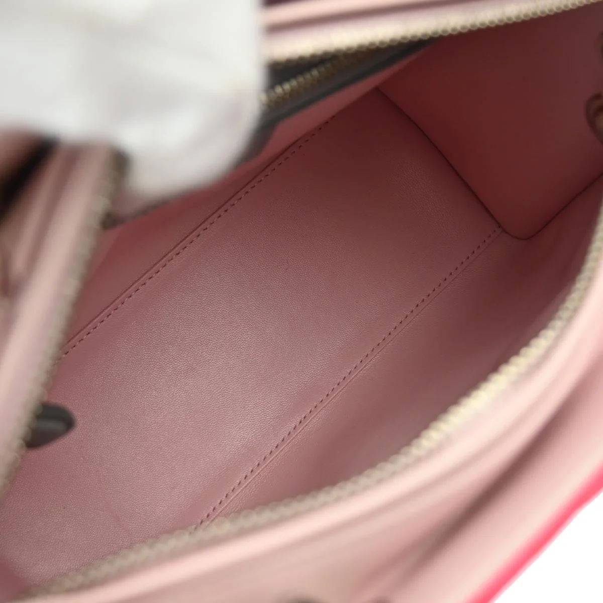 Christian Dior 2014 Pink Lambskin Medium Lady Dior Cannage 2way Shoulder Handbag - Image 8