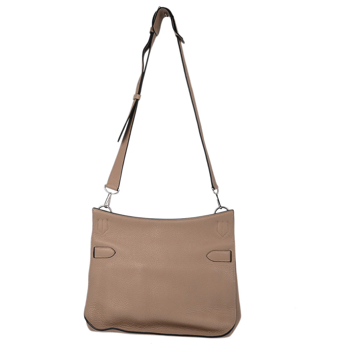 Hermes 2010 Gris Tourterelle Taurillon Clemence Jypsiere 34 Shoulder Bag - Image 2