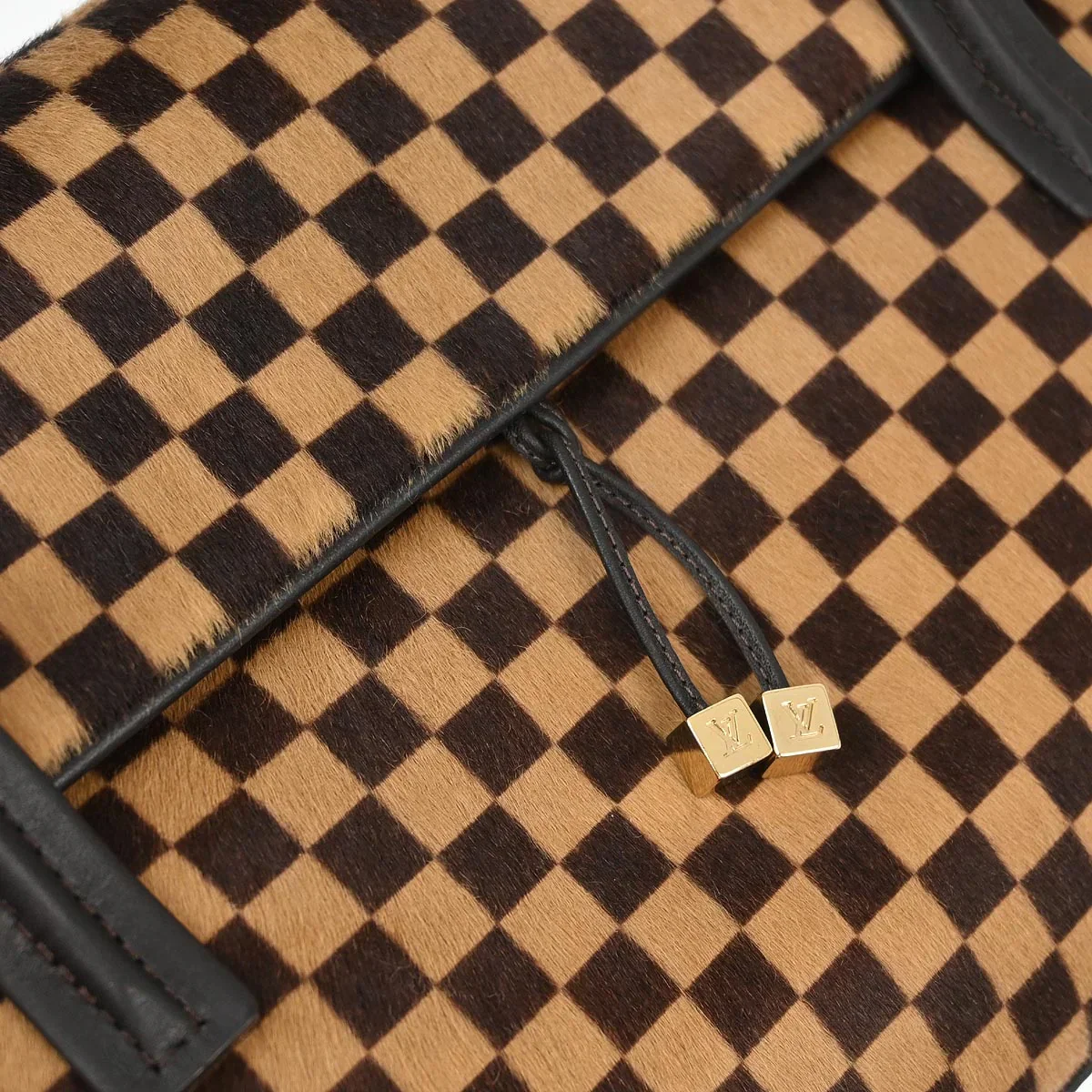 Louis Vuitton 2002 Damier Sauvage Lion Handbag M92131 - Image 5