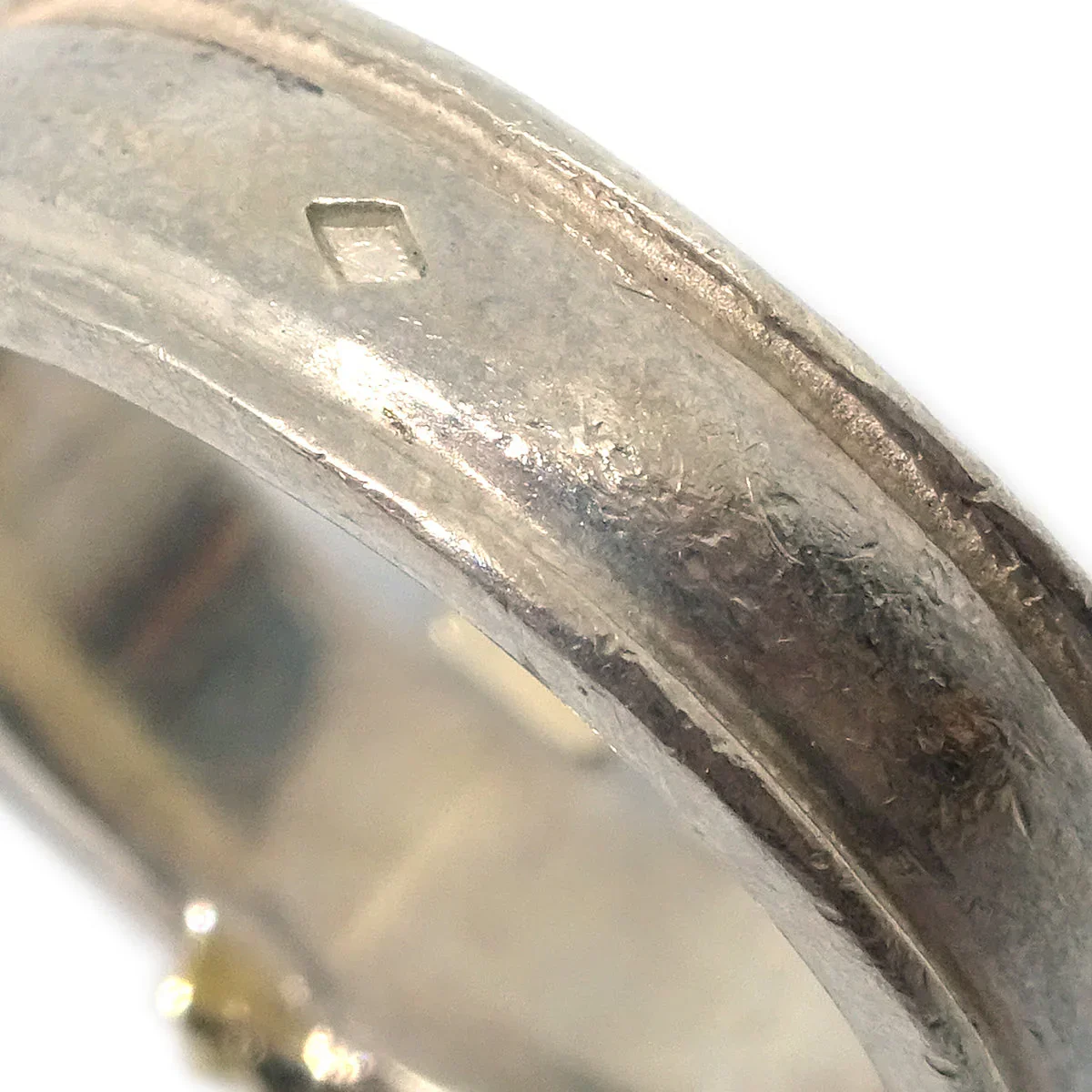 Hermes Ring Silver Ag925 Au750 #47 #7 - Image 2