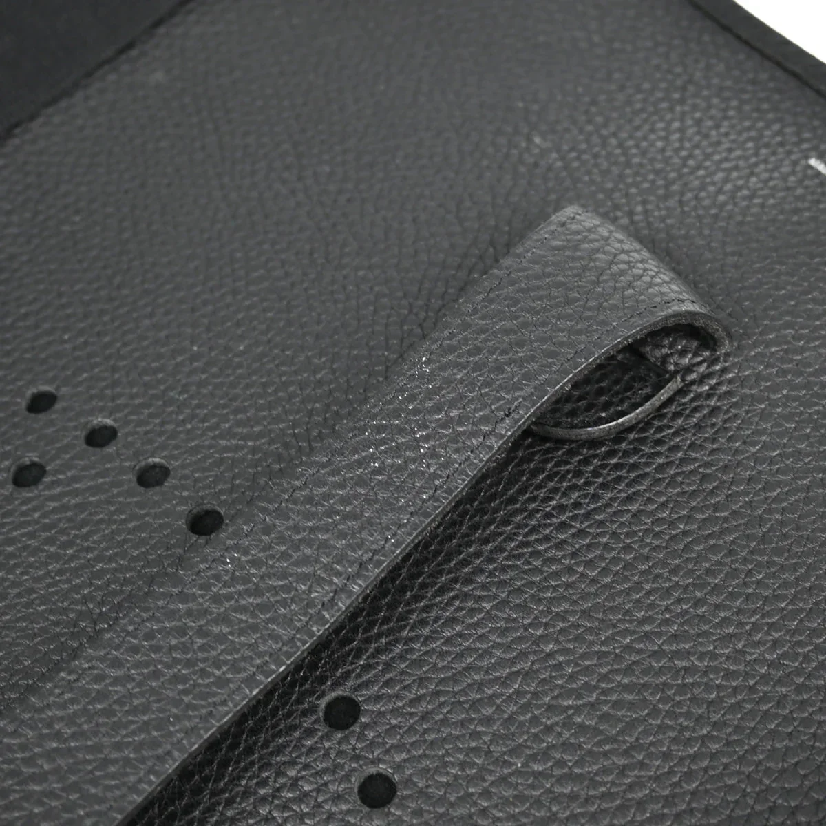 Hermes 2005 Black Taurillon Clemence Evelyne II 41 TGM Shoulder Bag - Image 10