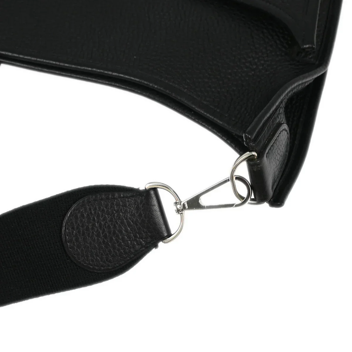 Hermes 2005 Black Taurillon Clemence Evelyne II 41 TGM Shoulder Bag - Image 9