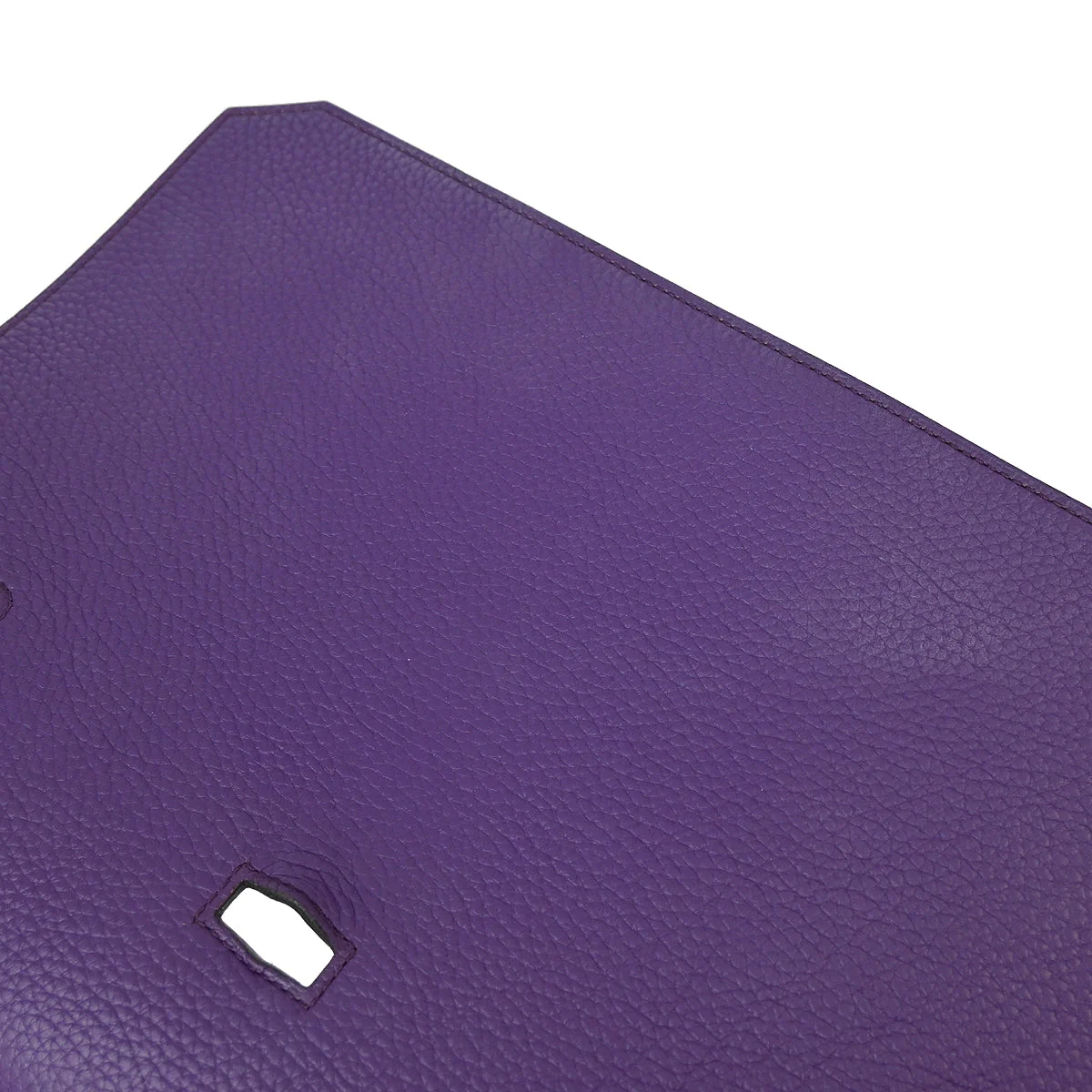 Hermes 2013 Purple Taurillon Clemence Jypsiere 34 Shoulder Bag - Image 9
