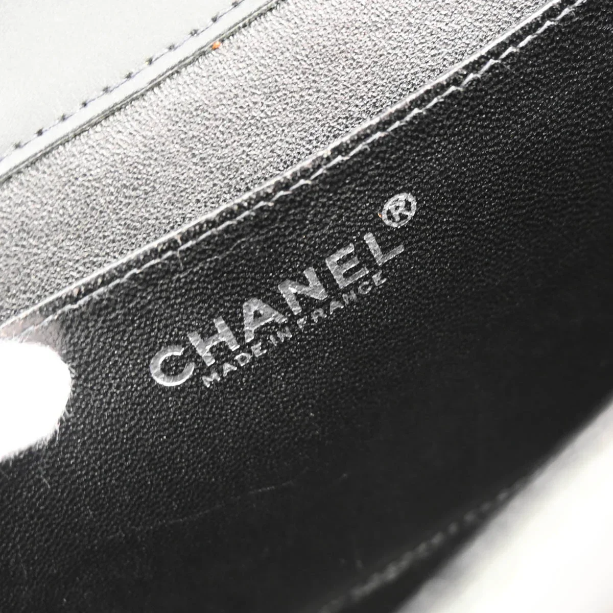 Chanel 2002-2003 Black Calfskin Shoulder Bag - Image 10
