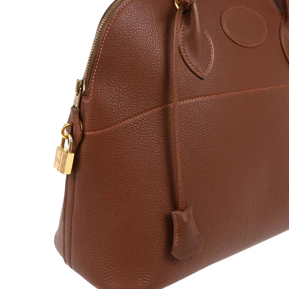 Hermes 1997 Noisette Ardennes Bolide 35 2way Handbag Shoulder - Image 3
