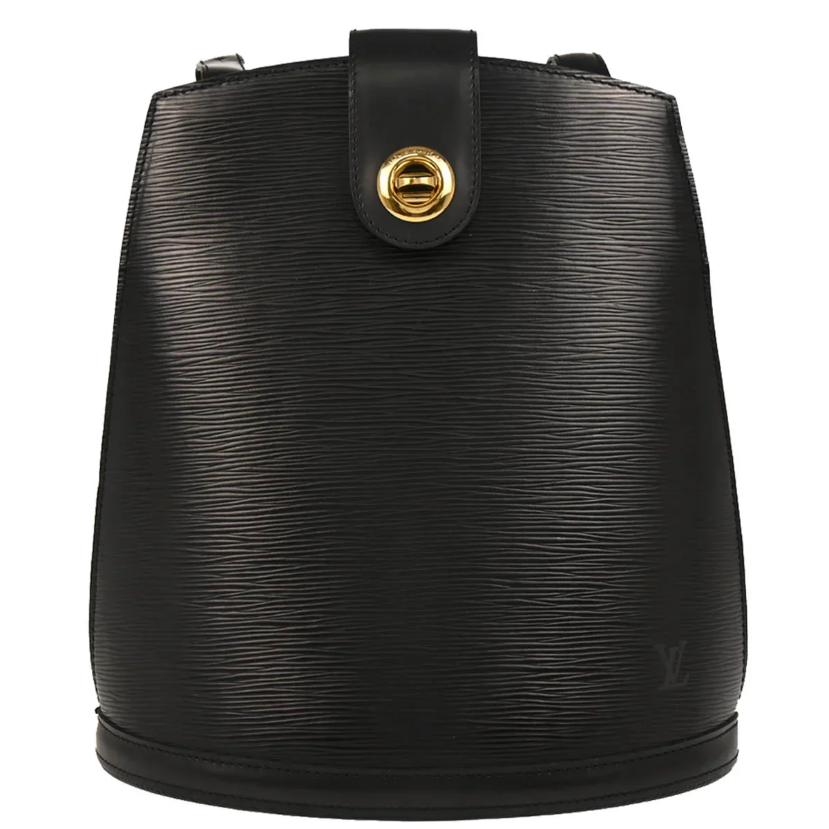 Louis Vuitton 1995 Black Epi Cluny Shoulder Bag M52252
