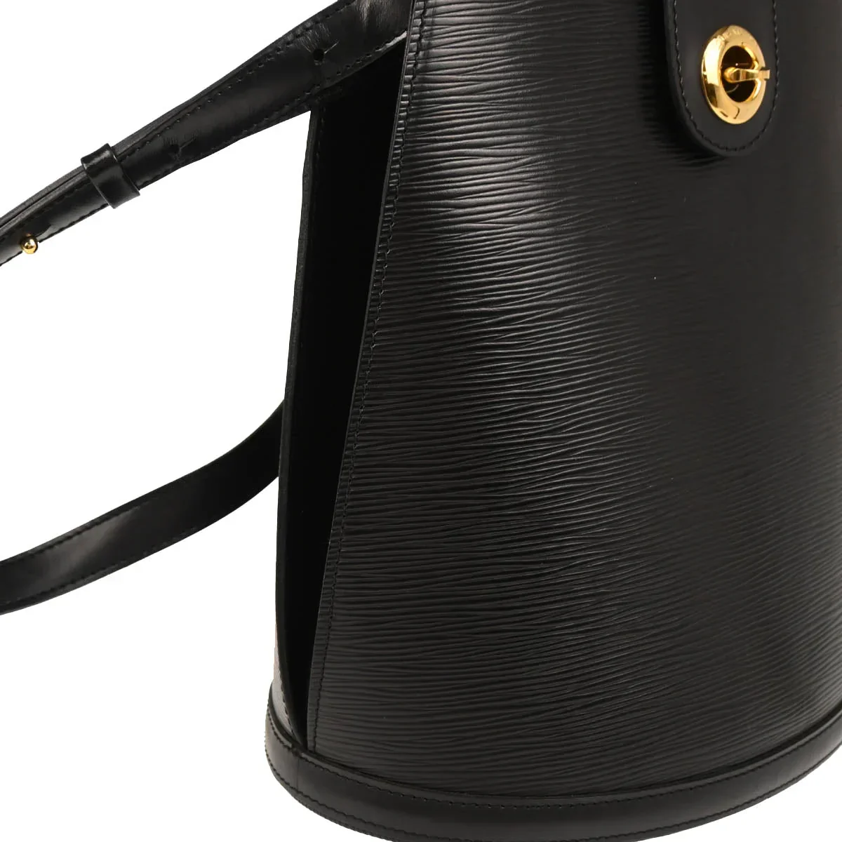 Louis Vuitton 1995 Black Epi Cluny Shoulder Bag M52252 - Image 3
