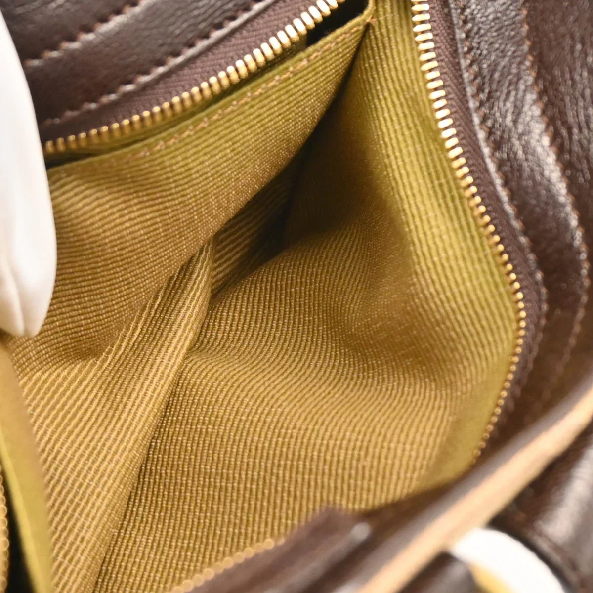 Salvatore Ferragamo Canvas Gancini Handbag - Image 9