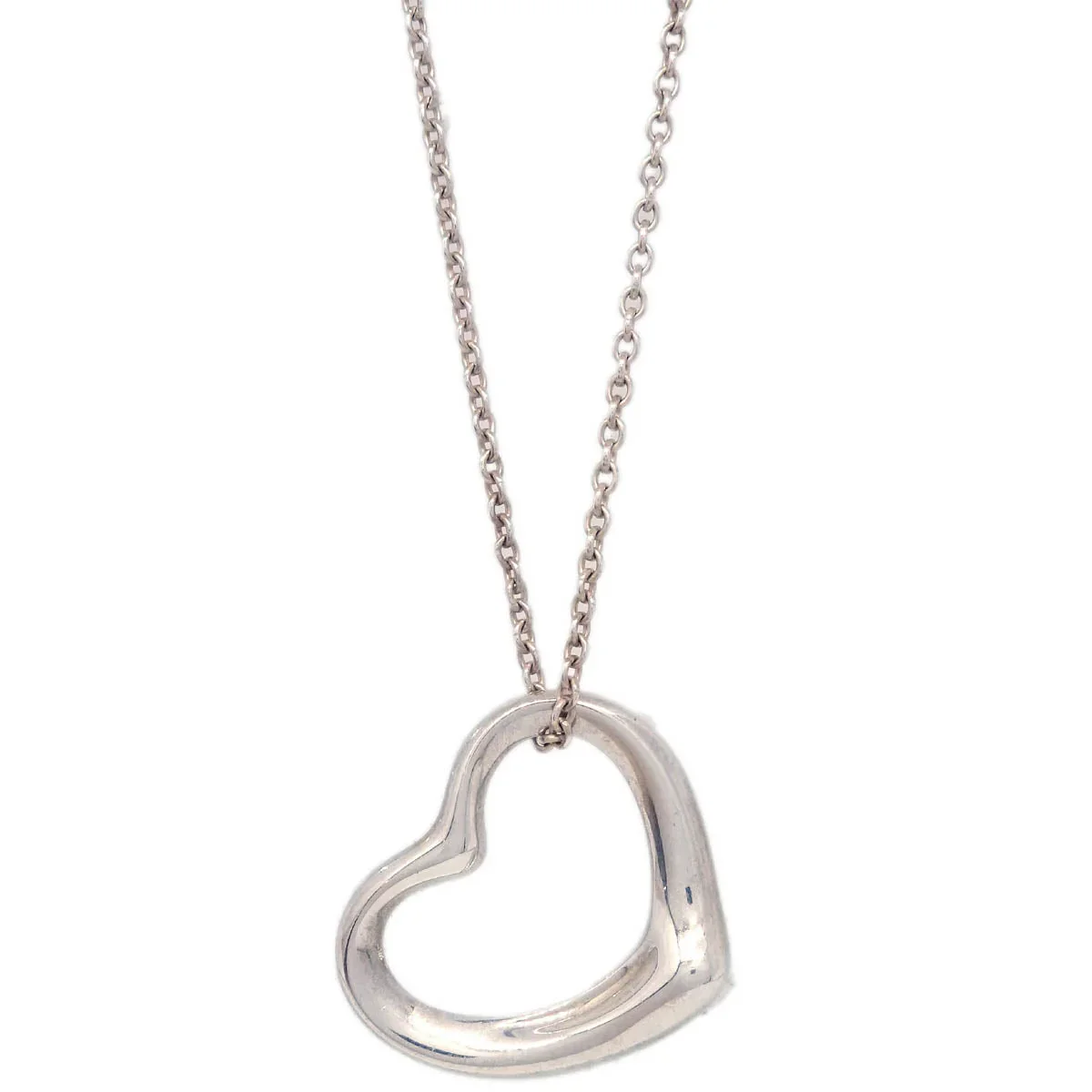 Tiffany & Co. Heart Pendant Necklace Ag925 Silver