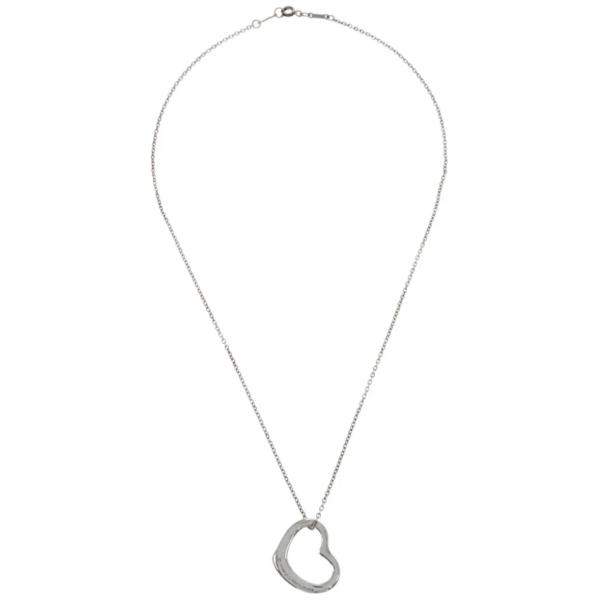 Tiffany & Co. Heart Pendant Necklace Ag925 Silver - Image 2