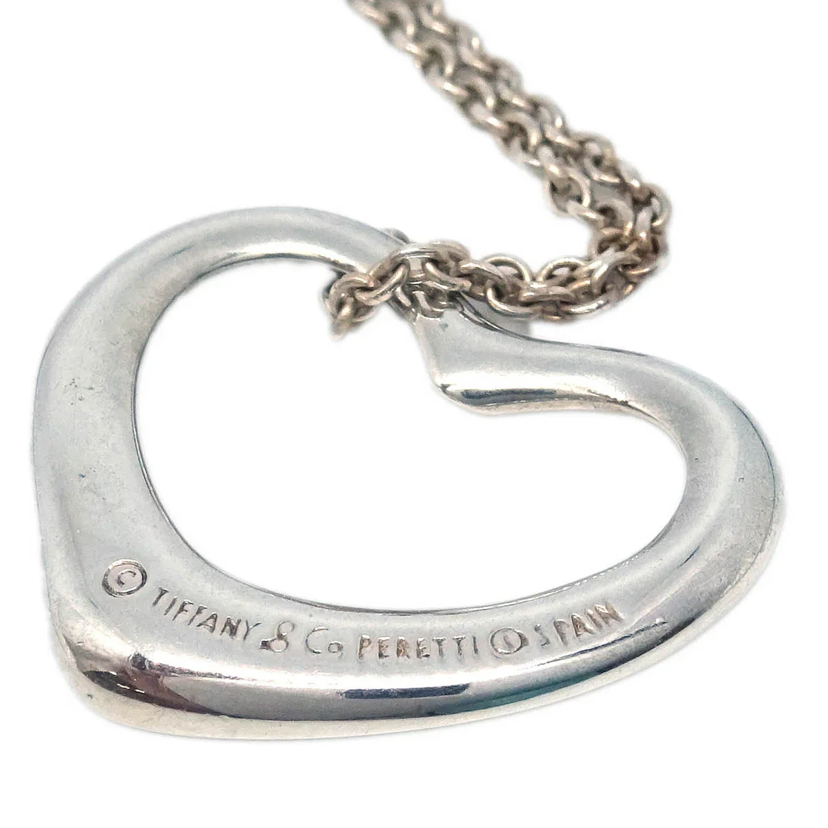 Tiffany & Co. Heart Pendant Necklace Ag925 Silver - Image 3