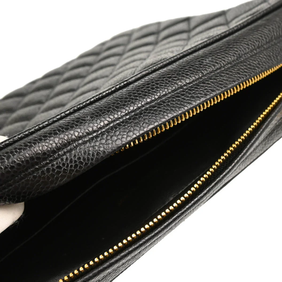 Chanel Black Caviar Camera Bag Large - Image 8