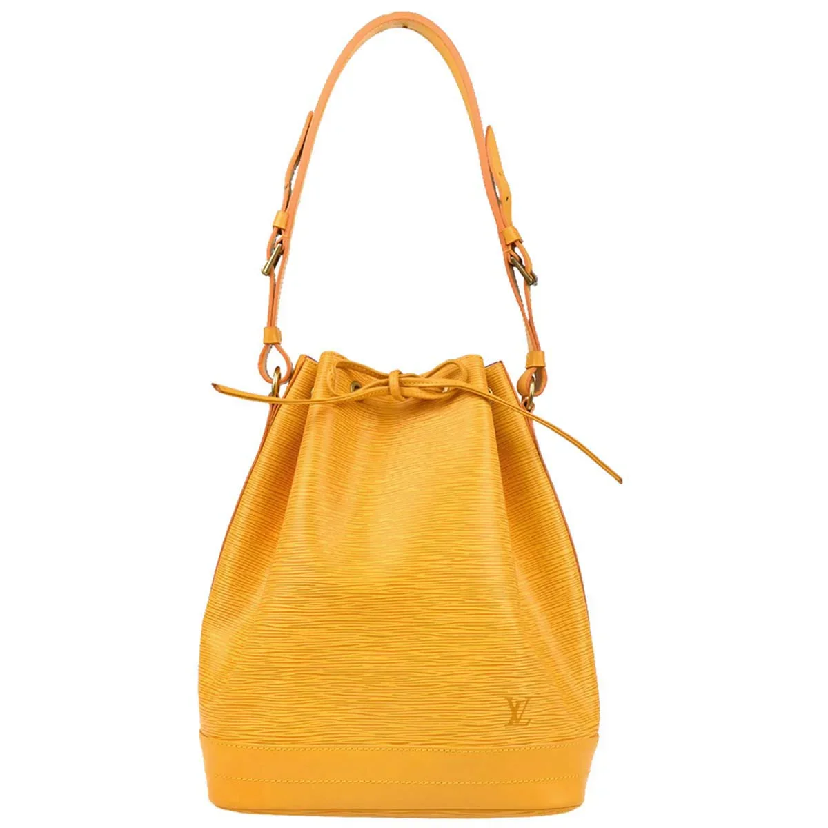 Louis Vuitton 1995 Yellow Epi Noe Drawstring Shoulder Bag M44009