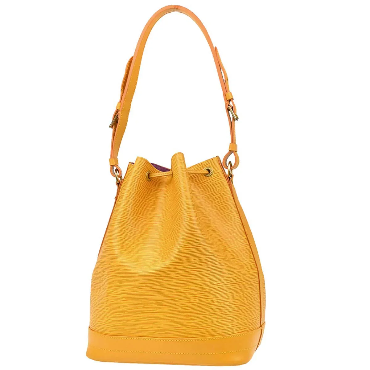 Louis Vuitton 1995 Yellow Epi Noe Drawstring Shoulder Bag M44009 - Image 2