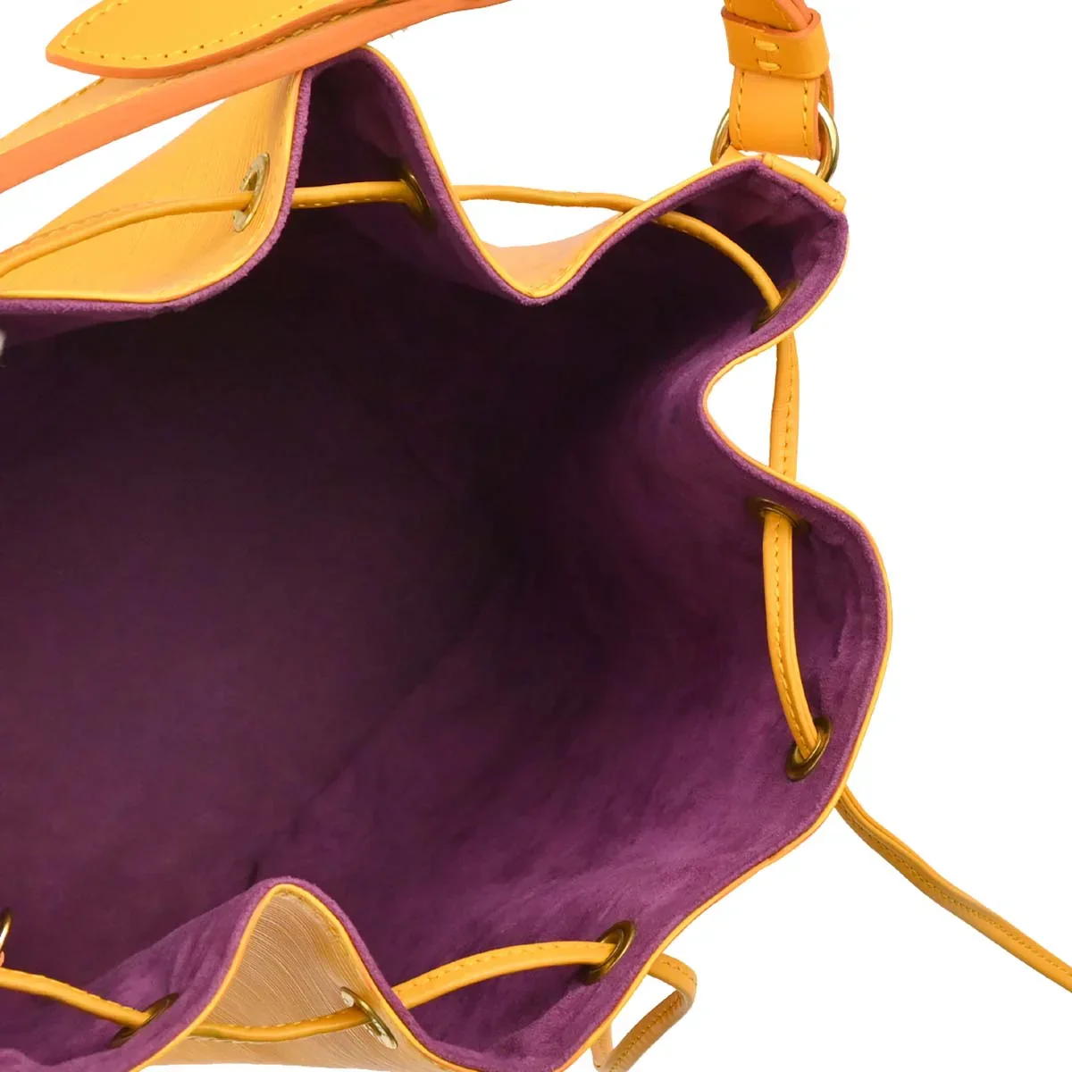 Louis Vuitton 1995 Yellow Epi Noe Drawstring Shoulder Bag M44009 - Image 4
