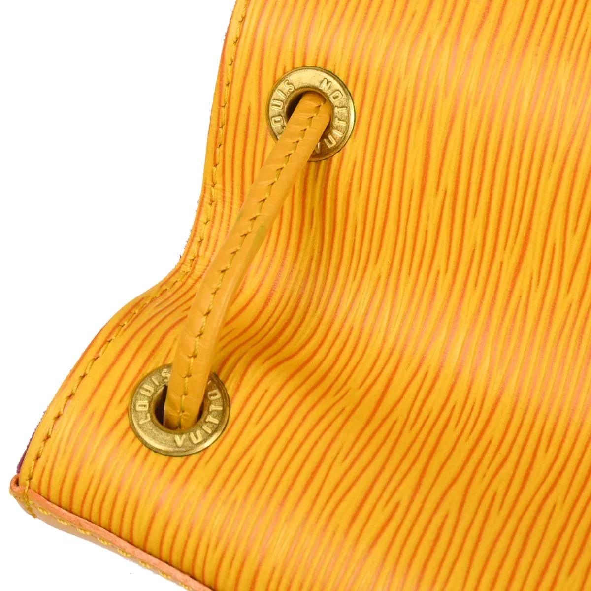Louis Vuitton 1995 Yellow Epi Noe Drawstring Shoulder Bag M44009 - Image 6