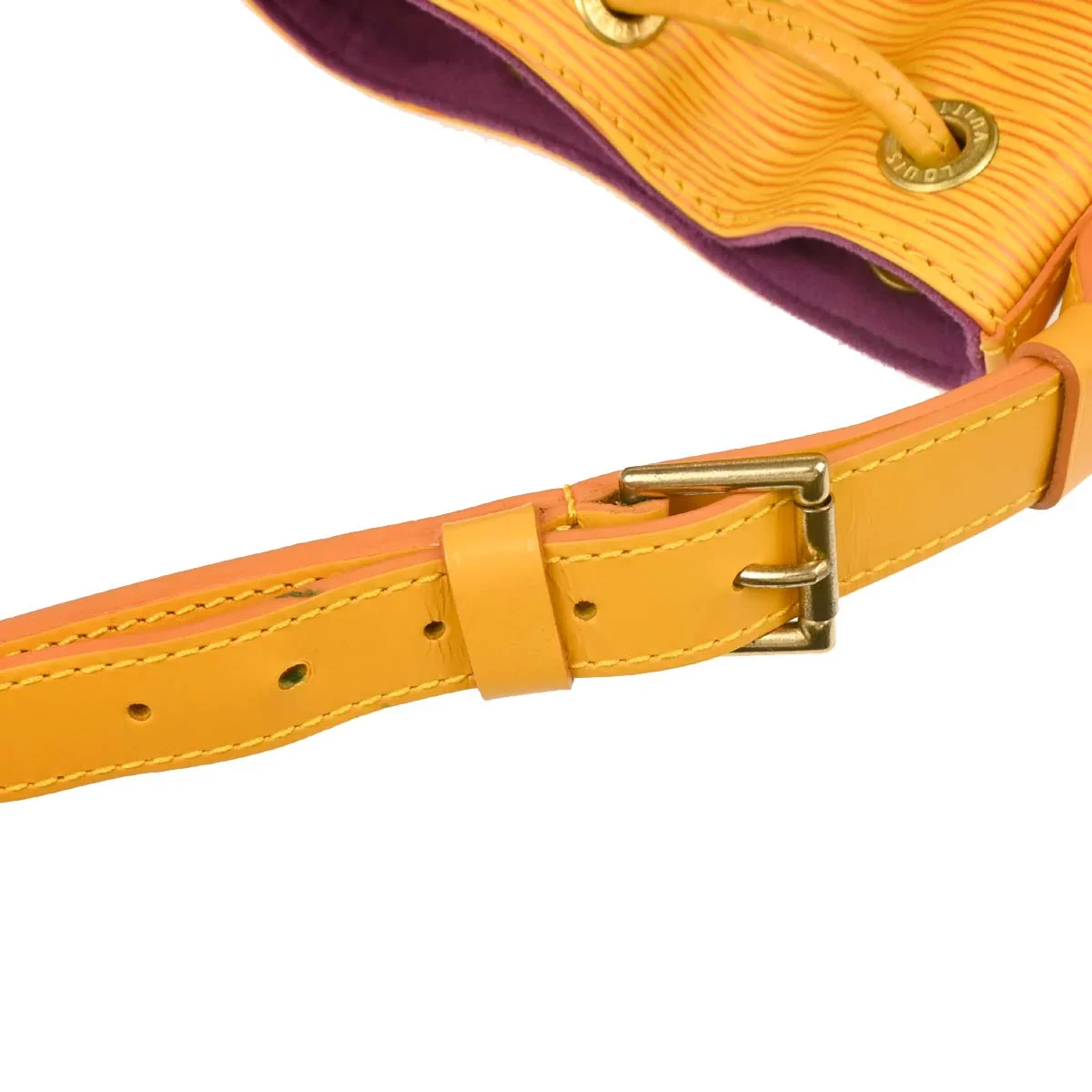 Louis Vuitton 1995 Yellow Epi Noe Drawstring Shoulder Bag M44009 - Image 7