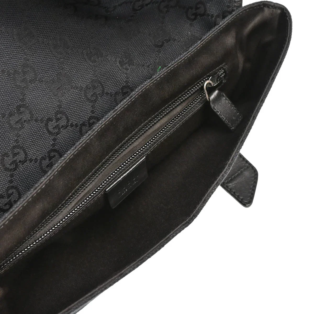 Gucci Black Canvas GG Waist Bum Bag - Image 4