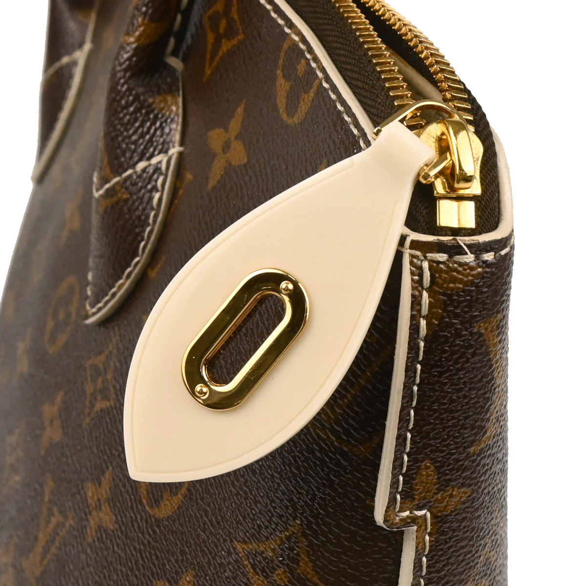 Louis Vuitton 2011 Shiny Monogram Lockit PM Handbag M40597 - Image 7