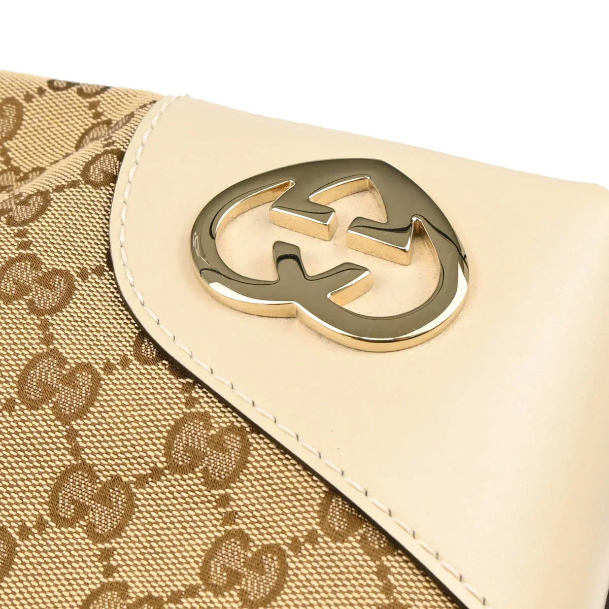 Gucci Beige GG Lovely Heart Hobo Handbag - Image 6