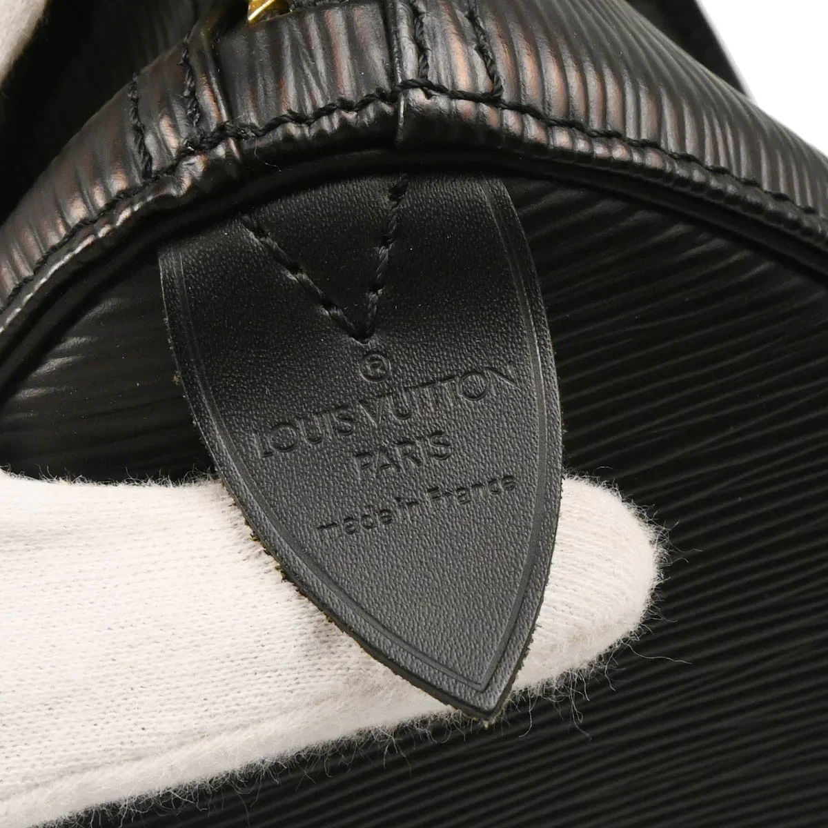 Louis Vuitton 2002 Black Epi Speedy 25 Handbag M43012 - Image 8